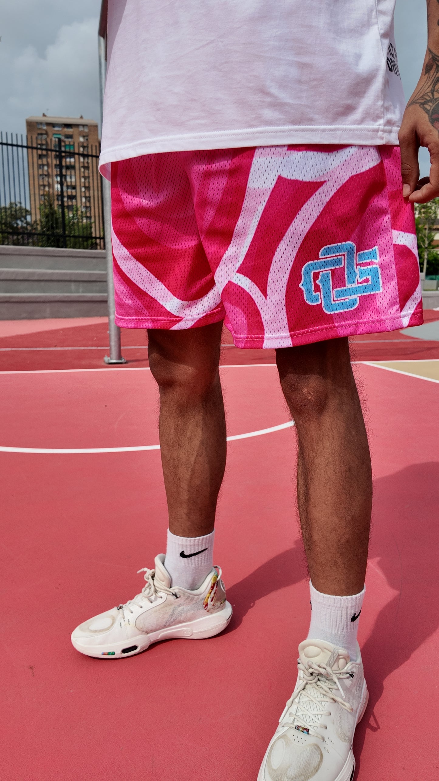 PANTALONES OG HOOPERS PINK HEART